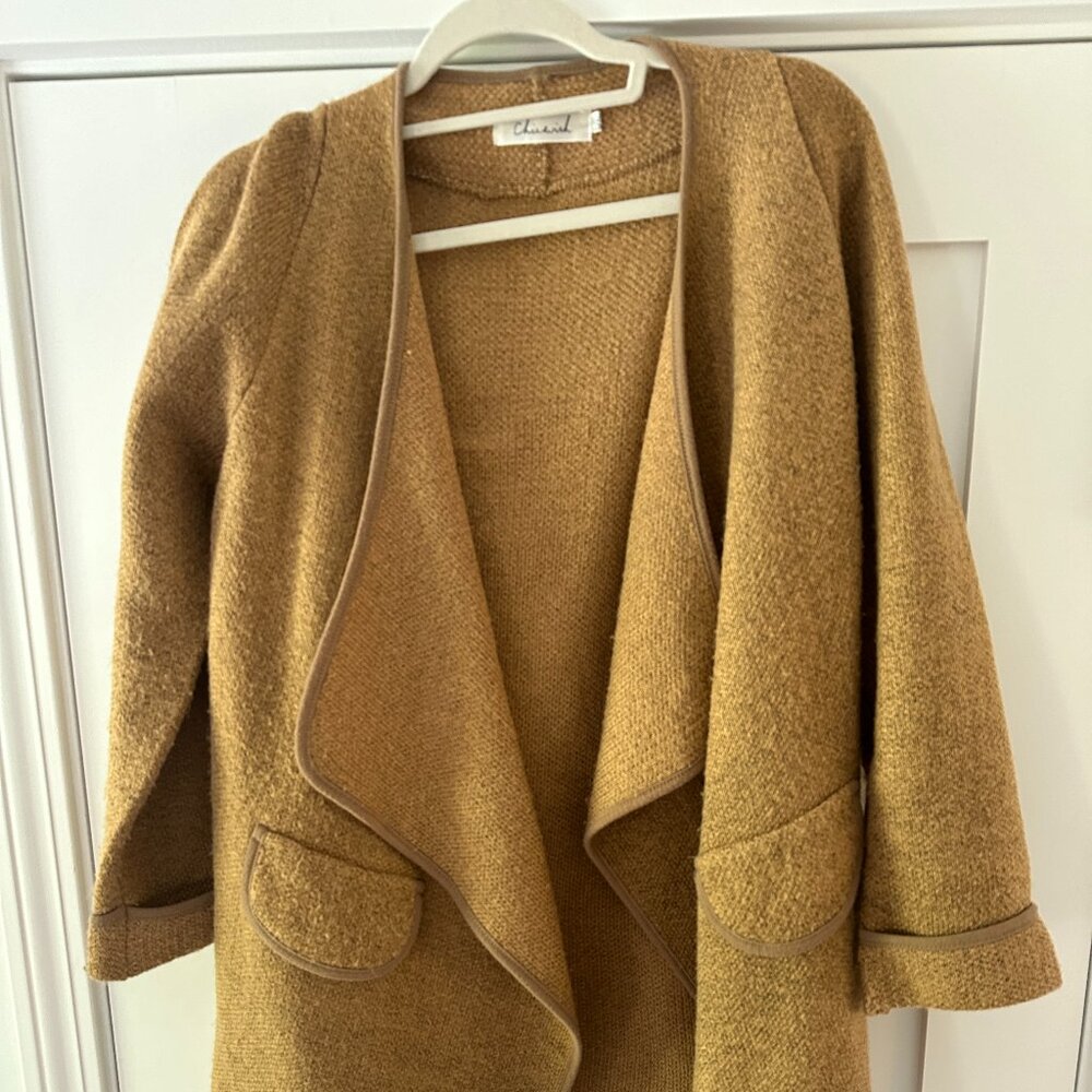 Chicwish Just Knitted Open Coat Sweater Jacket